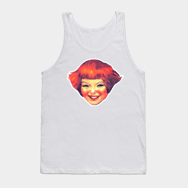 red haired girl with bangs Tank Top by Marccelus